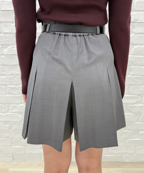 31 Sons de mode（トランテアン　ソン　ドゥ　モード）の「ベルト付きタックスカショーパン（その他パンツ・レディース・ベージュ/ブラウン系/グレー・S/M）」の14枚目の写真