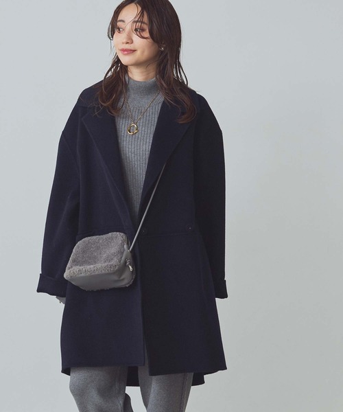 セール】Wフェイス大衿ダブルコート（チェスターコート）｜Gready
