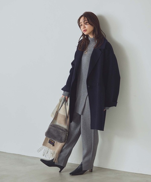 Wフェイス大衿ダブルコート（チェスターコート）｜Gready Brilliant