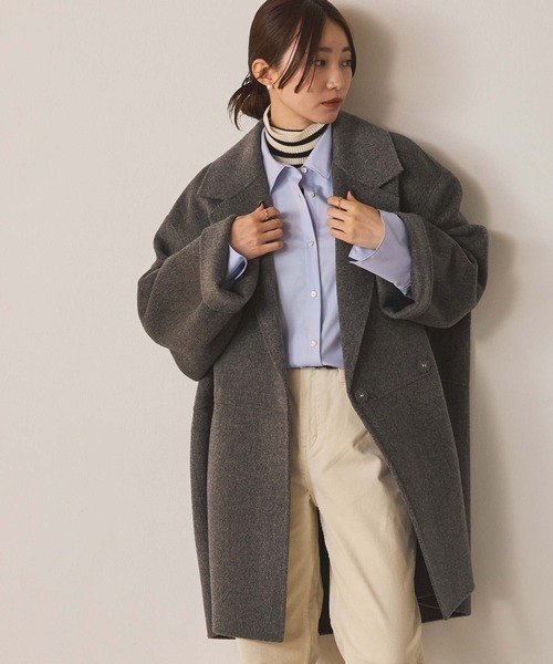Wフェイス大衿ダブルコート（チェスターコート）｜Gready Brilliant
