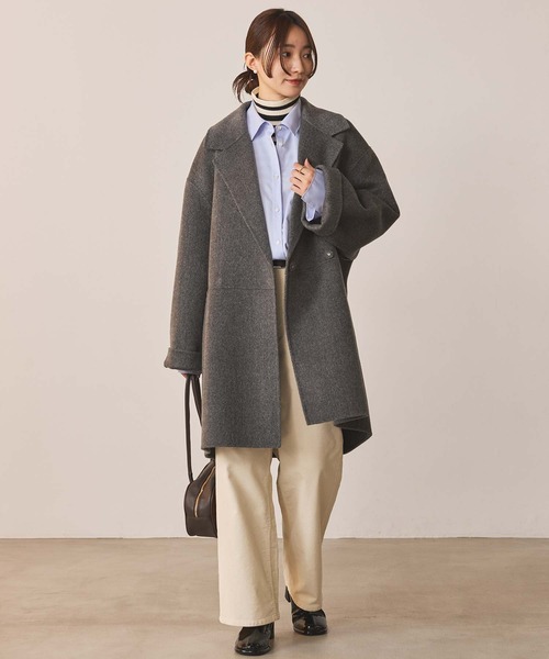 【試着のみ】Gready Brilliant チェスターコート　グリーン 試着のみ】Gready Brilliant チェスターコート グリーン 試着のみ