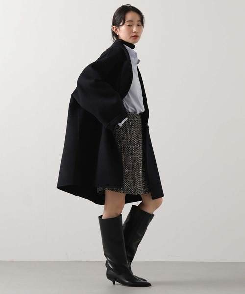 セール】Wフェイス大衿ダブルコート（チェスターコート）｜Gready