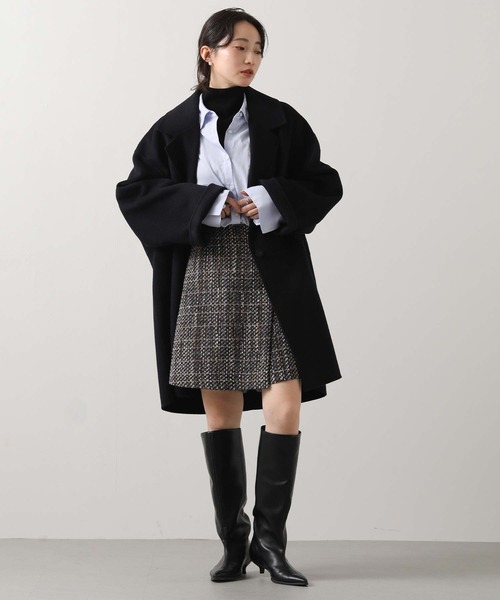 セール】Wフェイス大衿ダブルコート（チェスターコート）｜Gready