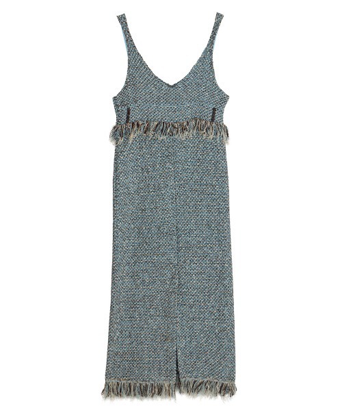 ワンピース UND TWEED JUMPER SKIRT KNIT DRESS UND TWEED JUMPER SKIRT KNIT DRESS（ワンピース）｜Ameri（アメリ）の