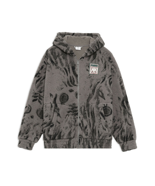 PUMA(プーマ)の「PUMA プーマ ユニセックス NEKO-san T7 シェルパ フーディー(パーカー・メンズ・ベージュ系その他/グレー系その他・LARGE/MEDIUM/SMALL/X-LARGE)」の19枚目の写真