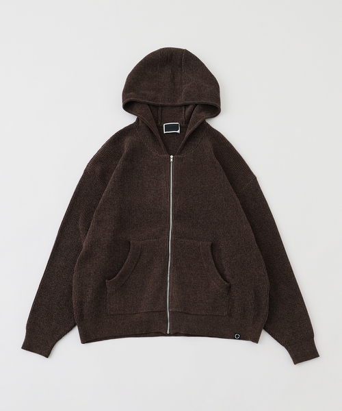 PHINGERIN / フィンガリン CORDY KNIT ZIP HOODIE（パーカー