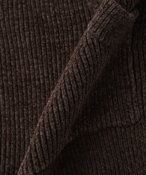 PHINGERIN(フィンガリン)の「PHINGERIN / フィンガリン CORDY KNIT ZIP HOODIE(パーカー・メンズ・ネイビー/ブラウン/ブラック・LARGE/MEDIUM)」の6枚目の写真