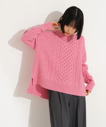 N.（N. Natural Beauty Basic） | ベーシックケーブルニット(ニット/セーター)