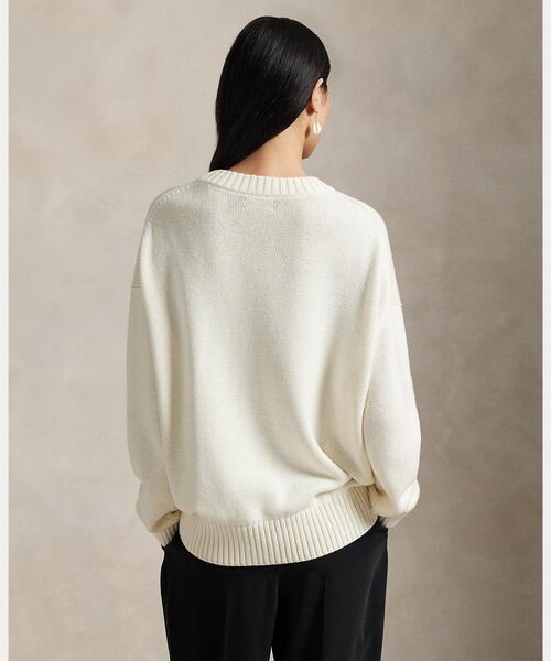 Polo ベア コットン クルーネック セーター（ニット/セーター）｜POLO