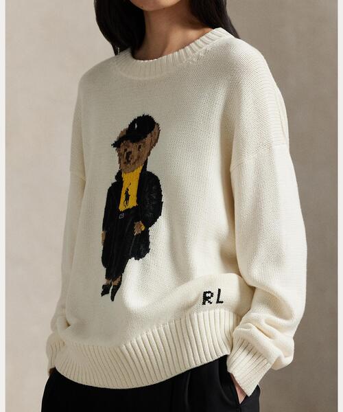 Polo ベア コットン クルーネック セーター（ニット/セーター）｜POLO