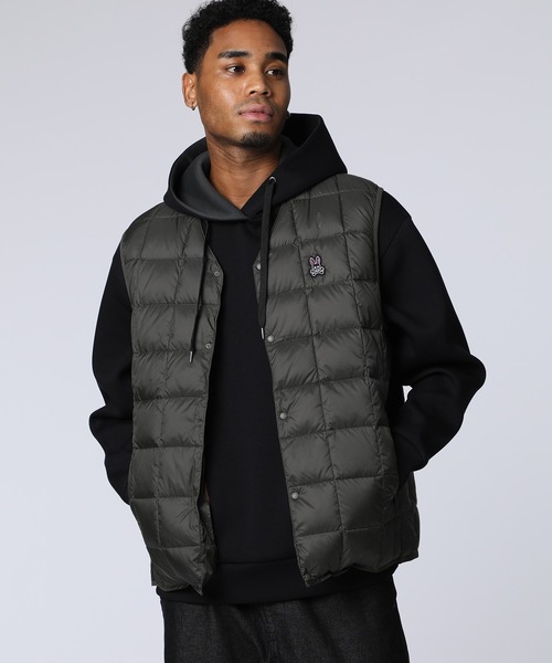 セール】[WEB限定]TAION × Psycho Bunny コラボ ダウンベスト（ダウン