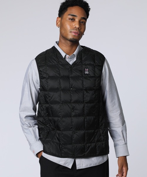 セール】[WEB限定]TAION × Psycho Bunny コラボ ダウンベスト（ダウン