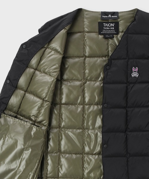 セール】[WEB限定]TAION × Psycho Bunny コラボ ダウンベスト（ダウン