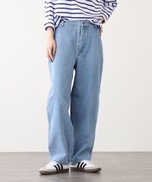 デニムキャロットワイドパンツ
