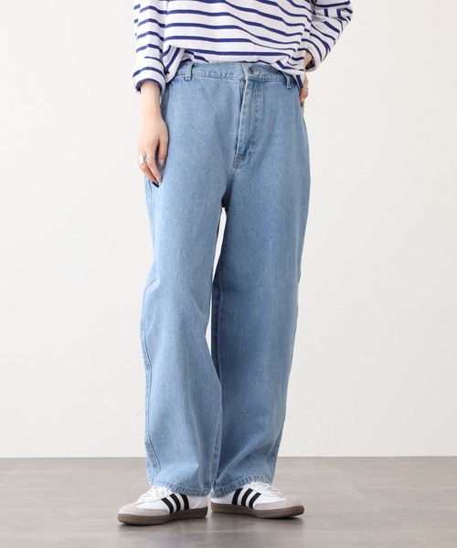 デニムキャロットワイドパンツ（デニムパンツ）｜FUNALIVE