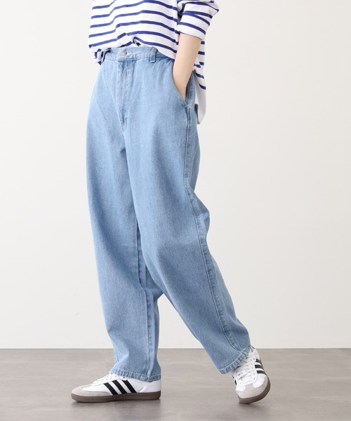 FUNALIVE(ファンアライブ)の「デニムキャロットワイドパンツ(デニムパンツ・メンズ・ブルー/ワンウォッシュ・XL/XXL/M/L)」の3枚目の写真