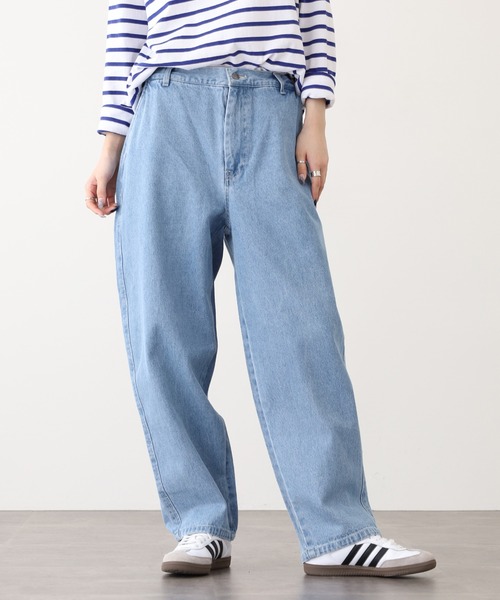 FUNALIVE(ファンアライブ)の「デニムキャロットワイドパンツ(デニムパンツ・メンズ・ブルー/ワンウォッシュ・XL/XXL/M/L)」の4枚目の写真