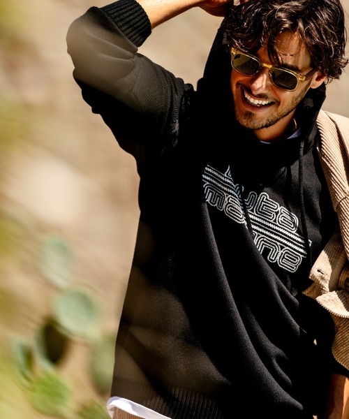 【muta marine 】ZOZO限定品 muta MARINE/ムータ マリン/別注 MUTA MARINE KNIT PARKA