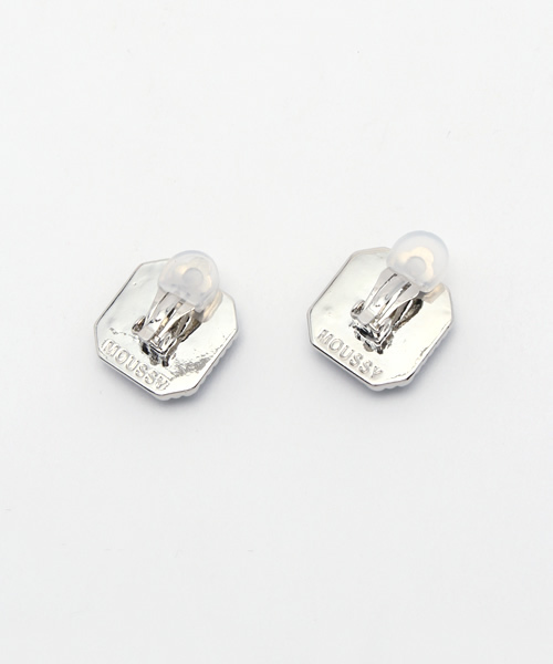 MOUSSY（マウジー）の「MINERALIZE EARRINGS（ピアス（両耳用）・レディース・グレー系その他/ブラウン系その他・FREE）」の3枚目の写真