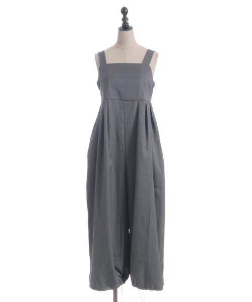 axes femme（アクシーズファム）の「サロペット（サロペット/オーバーオール・レディース・ブラック/グレー・FREE）」の9枚目の写真