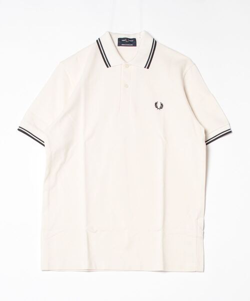 FRED PERRY（フレッドペリー）の「FRED PERRY / フレッドペリー：TWIN TIPPED FRED PERRY SHIRT：M12-polo[NOA]（ポロシャツ・メンズ・ホワイト/ホワイト系その他/ブラック/アイボリー/ネイビー/ブルー系その他・40/42/44）」の4枚目の写真