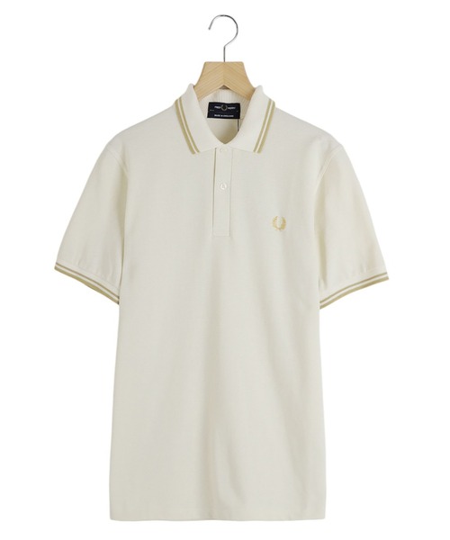 FRED PERRY（フレッドペリー）の「FRED PERRY / フレッドペリー：TWIN TIPPED FRED PERRY SHIRT：M12-polo[NOA]（ポロシャツ・メンズ・ホワイト/ホワイト系その他/ブラック/アイボリー/ネイビー/ブルー系その他・40/42/44）」の3枚目の写真