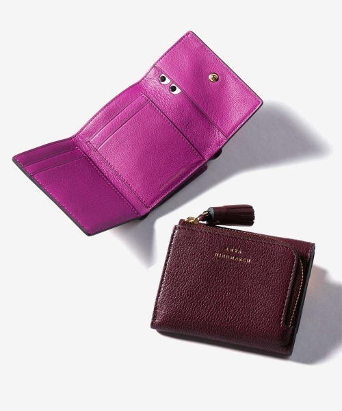 ANYA HINDMARCH(アニヤハインドマーチ)の「ANYA HINDMARCH Peeping Eyes アニヤハインドマーチ ピーピングアイズ 財布(財布・レディース・ピンク系1・FREE)」の7枚目の写真