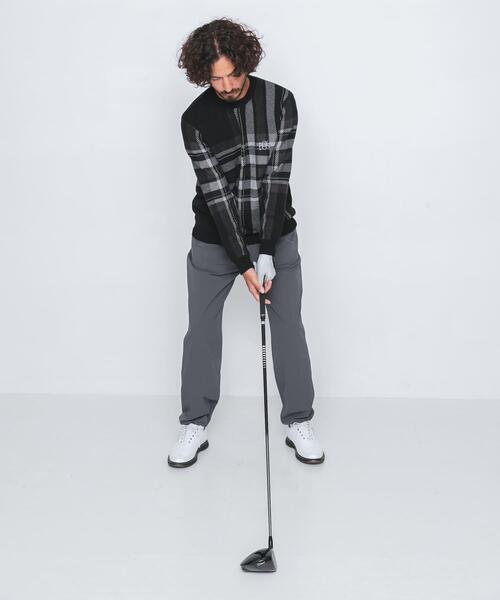 URBAN RESEARCH Sonny Label(アーバンリサーチサニーレーベル)の「OOPS ビッグチェックニット(ニット/セーター・メンズ・グリーン/ベージュ/ブラック・MEDIUM/X-LARGE/LARGE)」の7枚目の写真