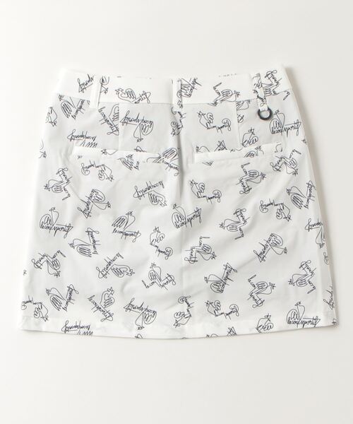 le coq sportif GOLF(ルコックスポルティフゴルフ)の「【le coq sportif GOLF】総柄ウォームスカート ゴルフウェア(スカート・レディース・ホワイト/ネイビー/ホワイト×ネイビー・S/M/L/XL)」の7枚目の写真