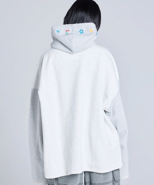 Little sunny bite(リトルサニーバイト)の「littlesunnybite/リトルサニーバイト/hello kittyxlittle sunny bite hoodie(パーカー・レディース・ブラック/グレー/ピンク・M/S)」の13枚目の写真