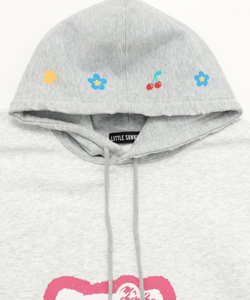 Little sunny bite(リトルサニーバイト)の「littlesunnybite/リトルサニーバイト/hello kittyxlittle sunny bite hoodie(パーカー・レディース・ブラック/グレー/ピンク・M/S)」の15枚目の写真