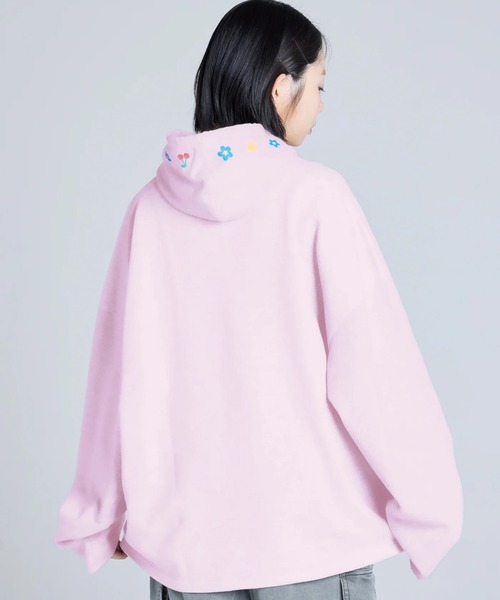 Little sunny bite(リトルサニーバイト)の「littlesunnybite/リトルサニーバイト/hello kittyxlittle sunny bite hoodie(パーカー・レディース・ブラック/グレー/ピンク・M/S)」の20枚目の写真