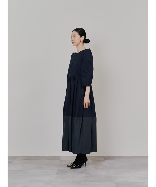 DOLLUPOOPS（ドールアップウップス）の「ショルダータックボリュームスカートワンピース（ワンピース・レディース・ネイビー/ブラック/キャメル・38）」の15枚目の写真