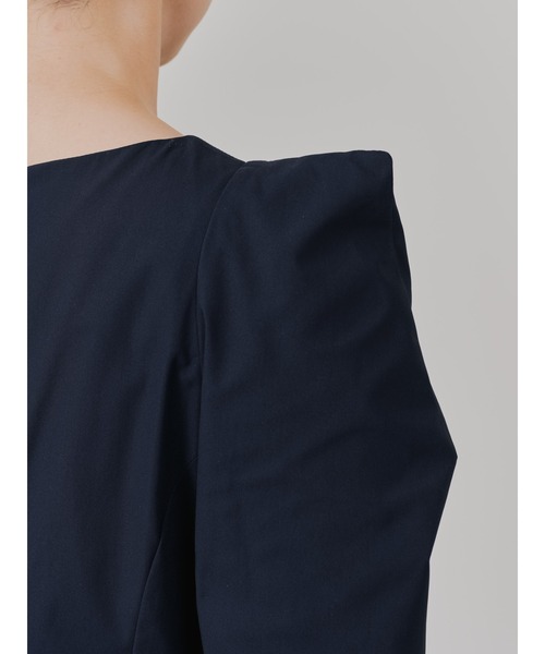 DOLLUPOOPS（ドールアップウップス）の「ショルダータックボリュームスカートワンピース（ワンピース・レディース・ネイビー/ブラック/キャメル・38）」の10枚目の写真