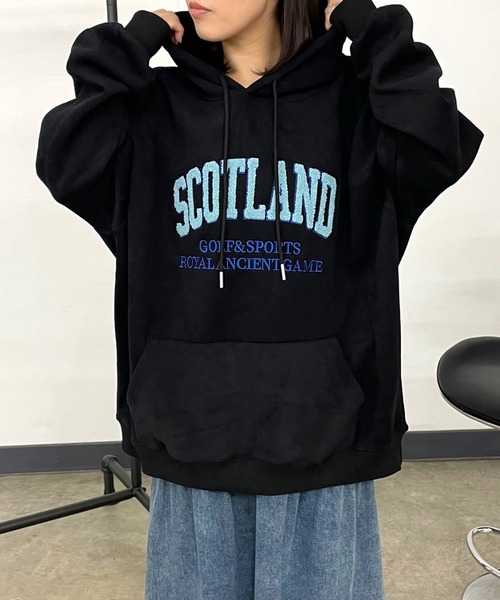 セール】刺繍ロゴビッグパーカー（パーカー）｜CRB（シーアールビー