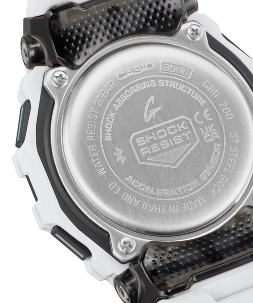 G-SHOCK(ジーショック)の「G-SHOCK/ジーショック 腕時計 G-SQUAD GBD-200-7JF(デジタル腕時計・メンズ・ホワイト・FREE)」の6枚目の写真