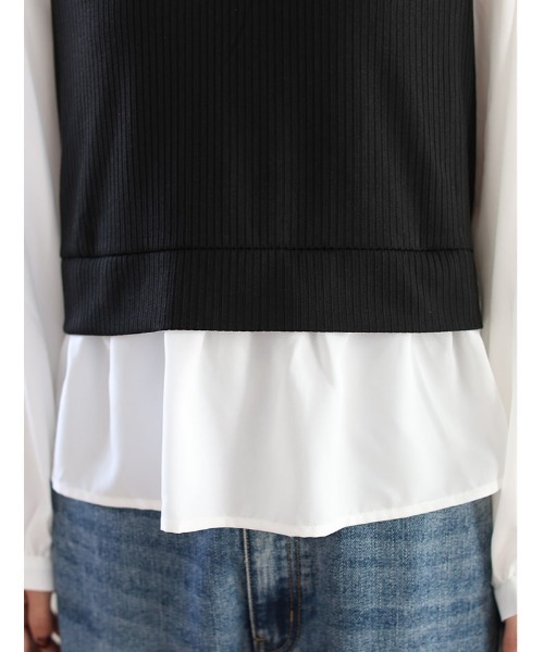 fifth（フィフス）の「袖2wayドッキングシャツ（シャツ/ブラウス・レディース・ベージュ/ホワイト・M）」の19枚目の写真