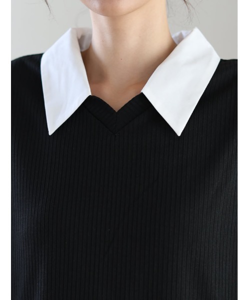 fifth（フィフス）の「袖2wayドッキングシャツ（シャツ/ブラウス・レディース・ベージュ/ホワイト・M）」の20枚目の写真