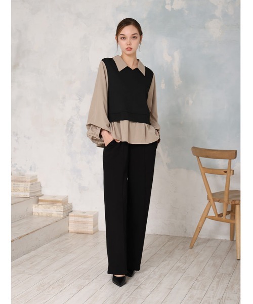 fifth（フィフス）の「袖2wayドッキングシャツ（シャツ/ブラウス・レディース・ベージュ/ホワイト・M）」の10枚目の写真