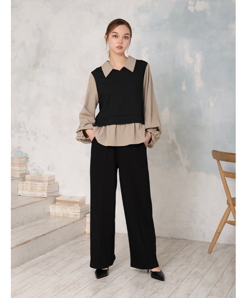 fifth（フィフス）の「袖2wayドッキングシャツ（シャツ/ブラウス・レディース・ベージュ/ホワイト・M）」の11枚目の写真