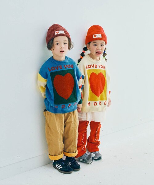 p.premier（ピードットプルミエ）の「【ジュニア対応】ぬくぬくなのにかっこいい裏フリースのワイドパンツ（その他パンツ・キッズ・キャメル/ネイビー/カーキ・80/90/100/110/120/130/140）」の10枚目の写真