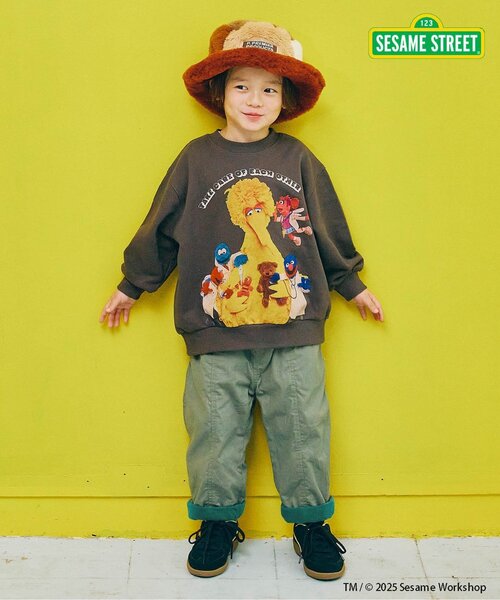 p.premier（ピードットプルミエ）の「【ジュニア対応】ぬくぬくなのにかっこいい裏フリースのワイドパンツ（その他パンツ・キッズ・キャメル/ネイビー/カーキ・80/90/100/110/120/130/140）」の18枚目の写真