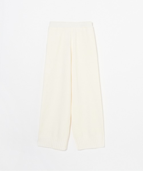HELIOPOLE（エリオポール）の「KNIT PANTS（その他パンツ・レディース・ダークブラウン/アイボリー/グレー・36/38）」の2枚目の写真