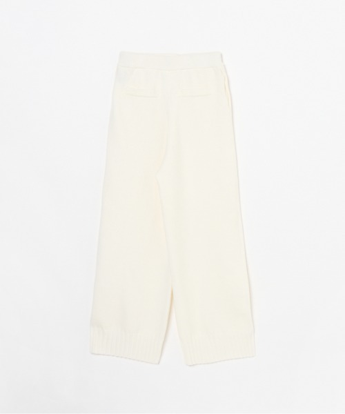 HELIOPOLE（エリオポール）の「KNIT PANTS（その他パンツ・レディース・ダークブラウン/アイボリー/グレー・36/38）」の4枚目の写真