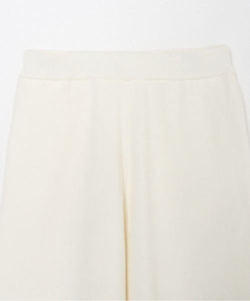 HELIOPOLE（エリオポール）の「KNIT PANTS（その他パンツ・レディース・ダークブラウン/アイボリー/グレー・36/38）」の5枚目の写真