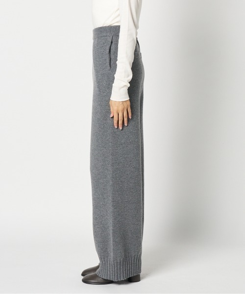 HELIOPOLE（エリオポール）の「KNIT PANTS（その他パンツ・レディース・ダークブラウン/アイボリー/グレー・36/38）」の13枚目の写真