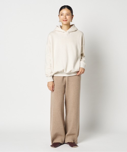 HELIOPOLE（エリオポール）の「KNIT PANTS（その他パンツ・レディース・ダークブラウン/アイボリー/グレー・36/38）」の19枚目の写真