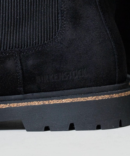 BIRKENSTOCK（ビルケンシュトック）の「BIRKENSTOCK/ビルケンシュトック HIGHWOOD SLIP ON MIDLEVE REGULAR FIT スエードレザー ハイウッド サイドゴアブーツ レギュラーフィット（ブーツ・メンズ・ブラック・40/41/42/43）」の5枚目の写真