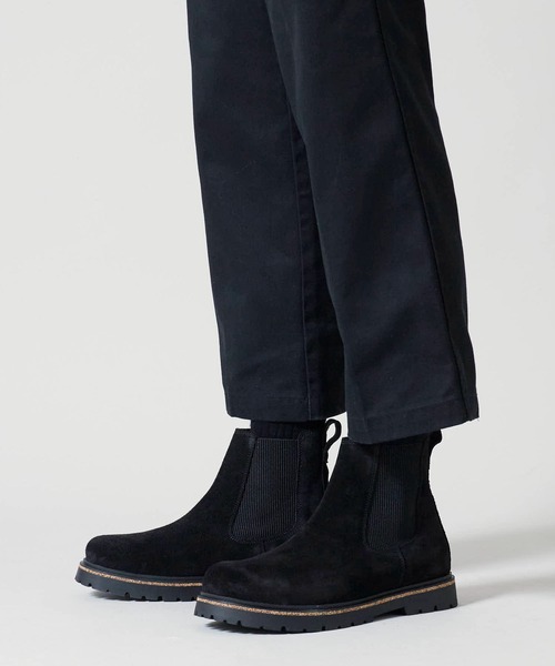 BIRKENSTOCK（ビルケンシュトック）の「BIRKENSTOCK/ビルケンシュトック HIGHWOOD SLIP ON MIDLEVE REGULAR FIT スエードレザー ハイウッド サイドゴアブーツ レギュラーフィット（ブーツ・メンズ・ブラック・40/41/42/43）」の9枚目の写真