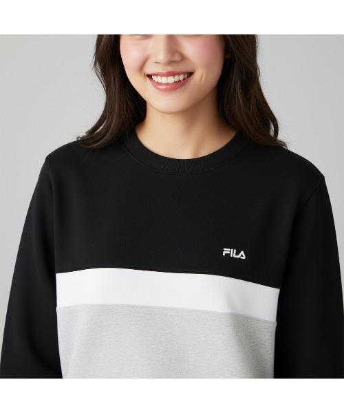 セール】SWITCHING CREW NECK SHIRTS（スウェット）｜FILA（フィラ）の